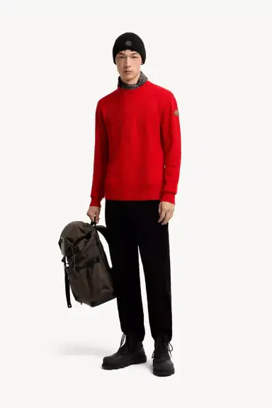 Moncler Textured Cashmere & Wool Sweater | Thumbnail 3 Moncler Textured Cashmere & Wool Sweater | Thumbnail 3