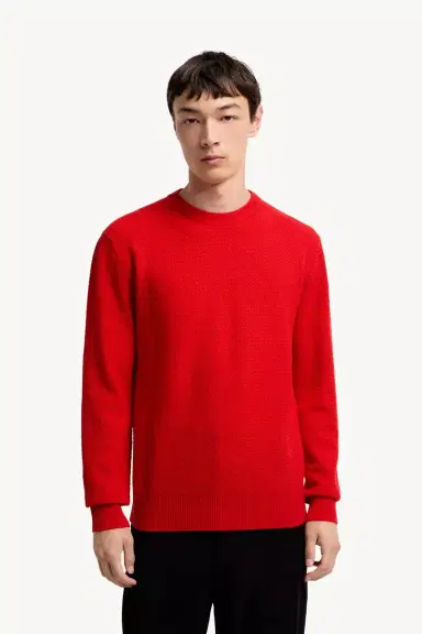 Moncler Textured Cashmere & Wool Sweater | Thumbnail 5 Moncler Textured Cashmere & Wool Sweater | Thumbnail 5