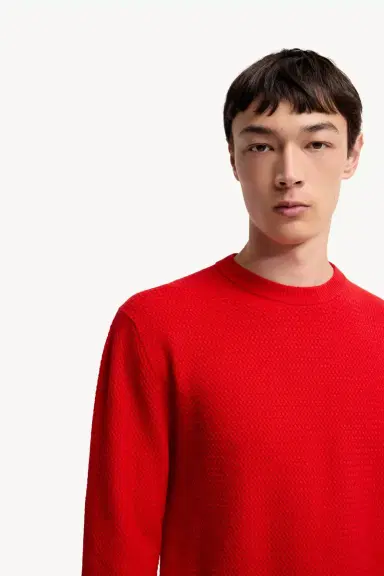 Moncler Textured Cashmere & Wool Sweater | Thumbnail 7 Moncler Textured Cashmere & Wool Sweater | Thumbnail 7