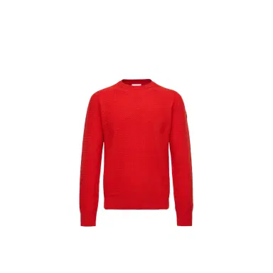 Moncler Textured Cashmere & Wool Sweater | Thumbnail 1 Moncler Textured Cashmere & Wool Sweater | Thumbnail 1