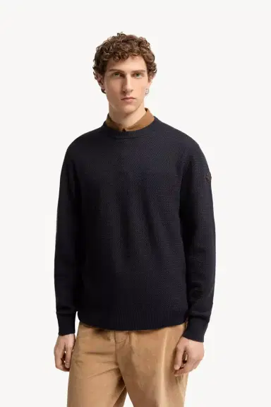 Moncler Textured Cashmere & Wool Sweater | Thumbnail 5 Moncler Textured Cashmere & Wool Sweater | Thumbnail 5