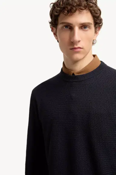 Moncler Textured Cashmere & Wool Sweater | Thumbnail 7 Moncler Textured Cashmere & Wool Sweater | Thumbnail 7