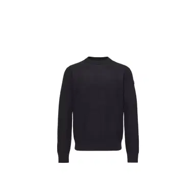 Moncler Textured Cashmere & Wool Sweater | Thumbnail 1 Moncler Textured Cashmere & Wool Sweater | Thumbnail 1