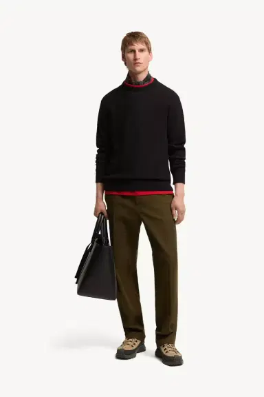 Moncler Textured Cashmere & Wool Sweater | Thumbnail 3 Moncler Textured Cashmere & Wool Sweater | Thumbnail 3