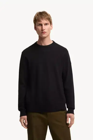 Moncler Textured Cashmere & Wool Sweater | Thumbnail 5 Moncler Textured Cashmere & Wool Sweater | Thumbnail 5