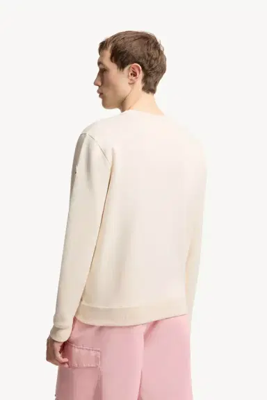 Moncler Monogram Cotton Blend Sweater | Thumbnail 6 Moncler Monogram Cotton Blend Sweater | Thumbnail 6