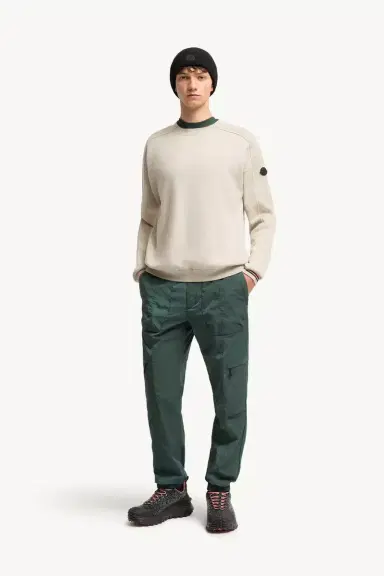 Moncler Logo Wool Sweater | Thumbnail 3 Moncler Logo Wool Sweater | Thumbnail 3