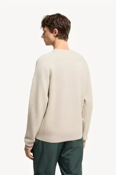 Moncler Logo Wool Sweater | Thumbnail 6 Moncler Logo Wool Sweater | Thumbnail 6