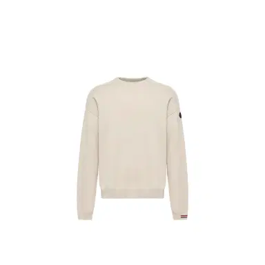 Moncler Logo Wool Sweater | Thumbnail 1 Moncler Logo Wool Sweater | Thumbnail 1