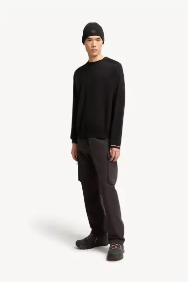 Moncler Logo Wool Sweater | Thumbnail 3 Moncler Logo Wool Sweater | Thumbnail 3
