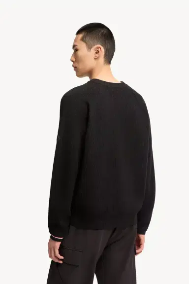 Moncler Logo Wool Sweater | Thumbnail 6 Moncler Logo Wool Sweater | Thumbnail 6