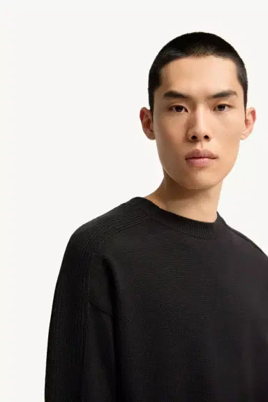 Moncler Logo Wool Sweater | Thumbnail 7 Moncler Logo Wool Sweater | Thumbnail 7