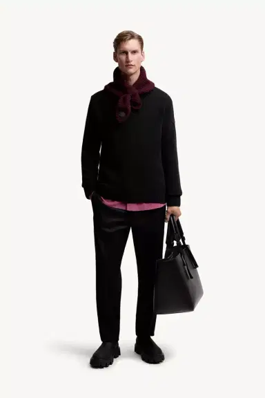Moncler Wool & Cashmere Blend Sweater | Thumbnail 3 Moncler Wool & Cashmere Blend Sweater | Thumbnail 3