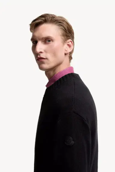 Moncler Wool & Cashmere Blend Sweater | Thumbnail 4 Moncler Wool & Cashmere Blend Sweater | Thumbnail 4