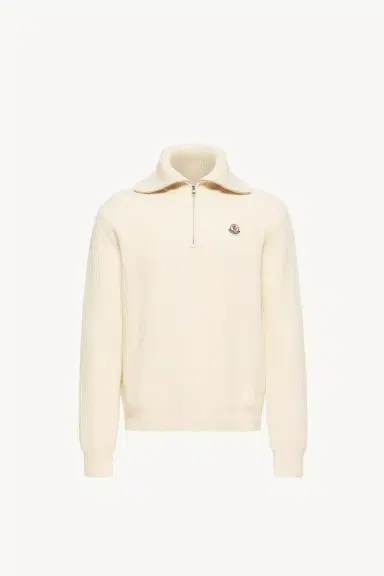Moncler Logo Rib Wool Turtleneck | Thumbnail 2 Moncler Logo Rib Wool Turtleneck | Thumbnail 2
