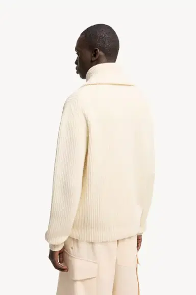 Moncler Logo Rib Wool Turtleneck | Thumbnail 6 Moncler Logo Rib Wool Turtleneck | Thumbnail 6