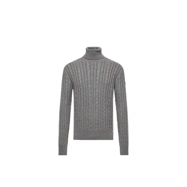 Leather Logo Wool Sweater Leather Logo Wool Sweater