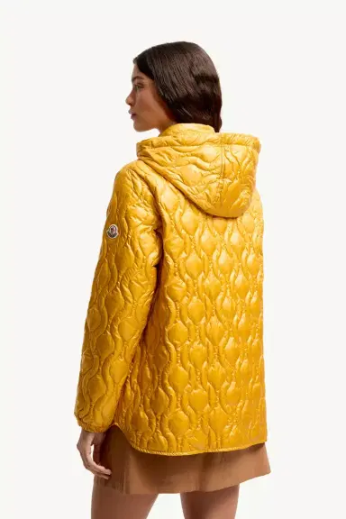 Moncler Balette Geometric Quilted Mid-length Down Jacket | Thumbnail 6 Moncler Balette Geometric Quilted Mid-length Down Jacket | Thumbnail 6