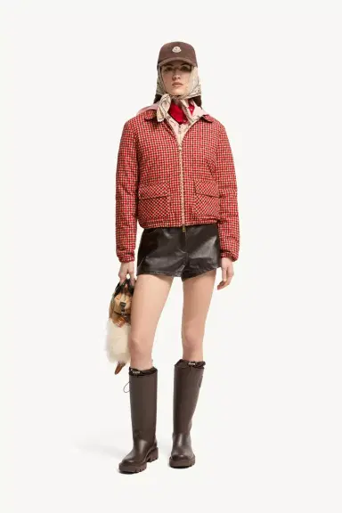 Moncler Lanset Velvet Down Shirt Jacket | Thumbnail 3 Moncler Lanset Velvet Down Shirt Jacket | Thumbnail 3