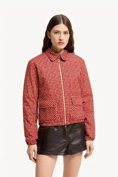 Moncler Lanset Velvet Down Shirt Jacket | Thumbnail 5 Moncler Lanset Velvet Down Shirt Jacket | Thumbnail 5