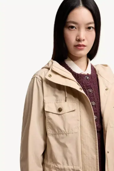 Moncler Serin Hooded Cotton Blend Parka | Thumbnail 7 Moncler Serin Hooded Cotton Blend Parka | Thumbnail 7