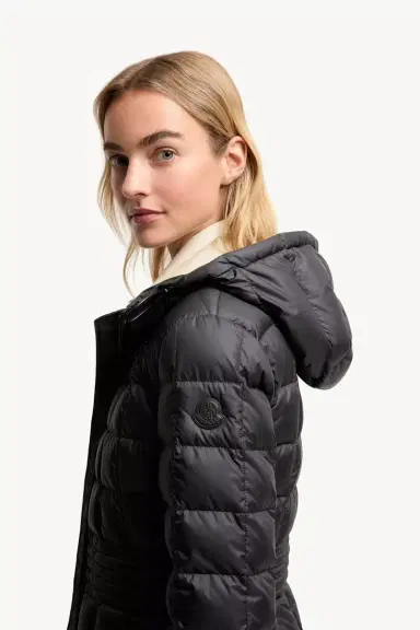 Moncler Engoulevent Square Quilted Hooded Short Down Jacket | Thumbnail 4 Moncler Engoulevent Square Quilted Hooded Short Down Jacket | Thumbnail 4