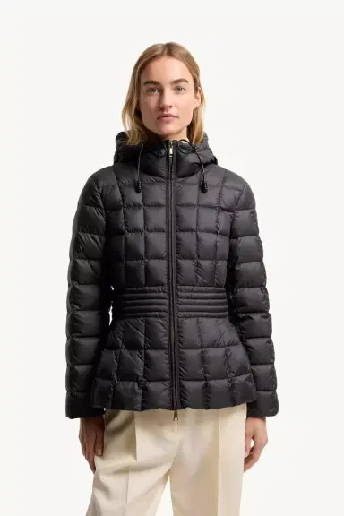 Moncler Engoulevent Square Quilted Hooded Short Down Jacket | Thumbnail 5 Moncler Engoulevent Square Quilted Hooded Short Down Jacket | Thumbnail 5