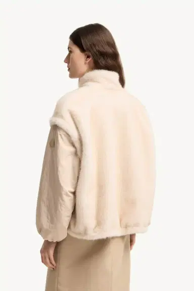 Moncler Chardonneret 2-in-1 Reversible Teddy Down Jacket | Thumbnail 6 Moncler Chardonneret 2-in-1 Reversible Teddy Down Jacket | Thumbnail 6