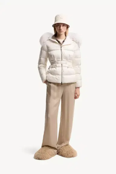 Moncler Boed Hooded Shearling-trimmed Short Down Jacket | Thumbnail 3 Moncler Boed Hooded Shearling-trimmed Short Down Jacket | Thumbnail 3