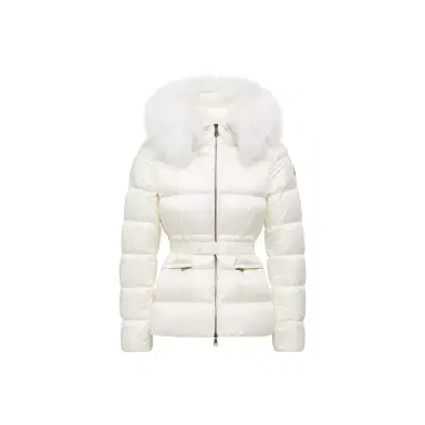 Moncler Boed Hooded Shearling-trimmed Short Down Jacket | Thumbnail 1 Moncler Boed Hooded Shearling-trimmed Short Down Jacket | Thumbnail 1