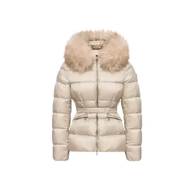 Moncler Boed Hooded Shearling-trimmed Short Down Jacket | Thumbnail 1 Moncler Boed Hooded Shearling-trimmed Short Down Jacket | Thumbnail 1
