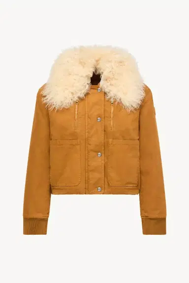 Moncler Gravio Shearling-trimmed Short Down Jacket | Thumbnail 2 Moncler Gravio Shearling-trimmed Short Down Jacket | Thumbnail 2