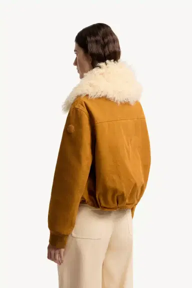 Moncler Gravio Shearling-trimmed Short Down Jacket | Thumbnail 6 Moncler Gravio Shearling-trimmed Short Down Jacket | Thumbnail 6