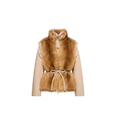 Moncler Blaireau 2-in-1 Shearling Down Jacket | Thumbnail 1 Moncler Blaireau 2-in-1 Shearling Down Jacket | Thumbnail 1