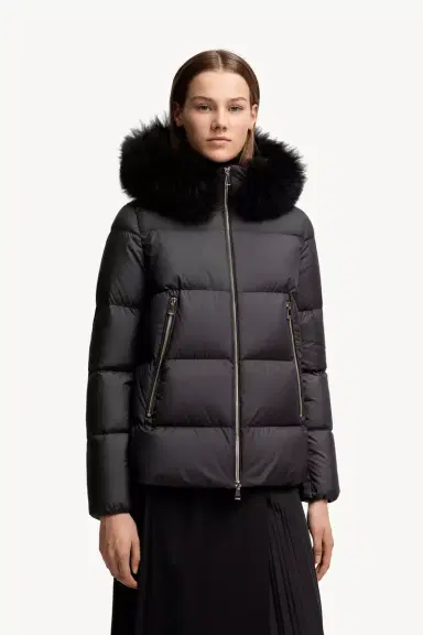 Moncler Laichefur Shearling-trimmed Short Down Jacket | Thumbnail 5 Moncler Laichefur Shearling-trimmed Short Down Jacket | Thumbnail 5
