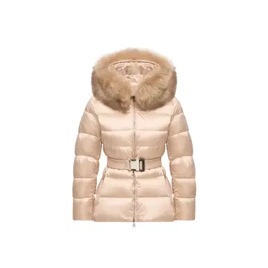 Moncler Cupidones Hooded Shearling-trimmed Short Down Jacket | Thumbnail 1 Moncler Cupidones Hooded Shearling-trimmed Short Down Jacket | Thumbnail 1
