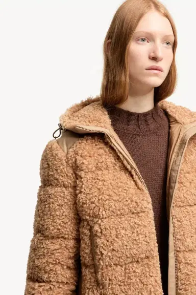 Moncler Alpestre Hooded Teddy Short Down Jacket | Thumbnail 7 Moncler Alpestre Hooded Teddy Short Down Jacket | Thumbnail 7