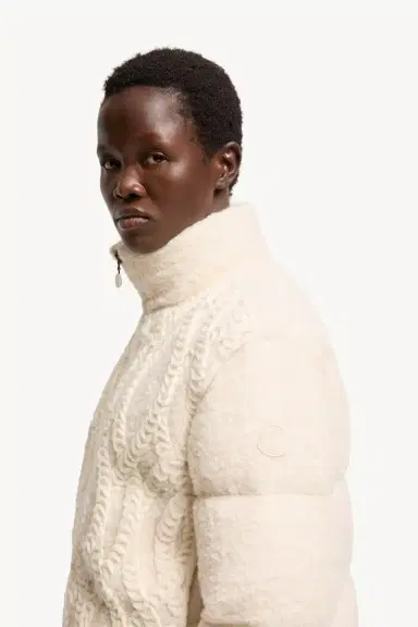 Moncler Nitidule Bouclé Short Down Jacket | Thumbnail 4 Moncler Nitidule Bouclé Short Down Jacket | Thumbnail 4