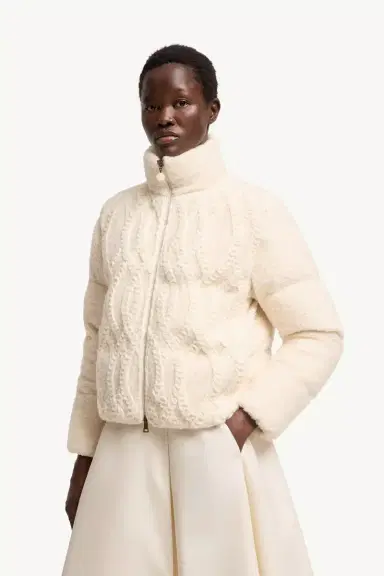 Moncler Nitidule Bouclé Short Down Jacket | Thumbnail 5 Moncler Nitidule Bouclé Short Down Jacket | Thumbnail 5