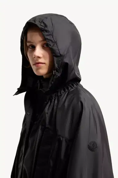 Moncler Expression Canvas Long Parka | Thumbnail 4 Moncler Expression Canvas Long Parka | Thumbnail 4
