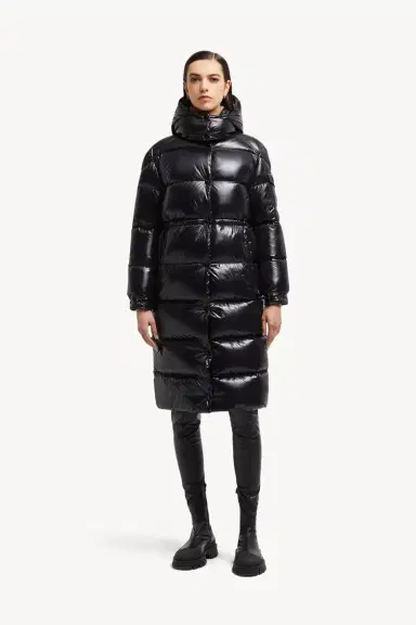 Moncler Cavettaz Hooded Long Down Jacket | Thumbnail 5 Moncler Cavettaz Hooded Long Down Jacket | Thumbnail 5