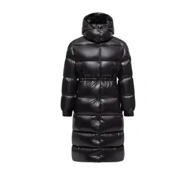 Moncler Cavettaz Hooded Long Down Jacket | Thumbnail 1 Moncler Cavettaz Hooded Long Down Jacket | Thumbnail 1