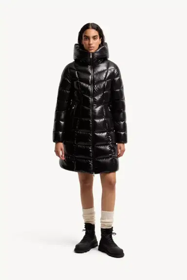 Moncler Marusse Hooded Mid-length Down Jacket | Thumbnail 5 Moncler Marusse Hooded Mid-length Down Jacket | Thumbnail 5