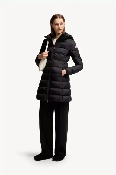 Moncler Gie Hooded Long Down Jacket | Thumbnail 3 Moncler Gie Hooded Long Down Jacket | Thumbnail 3