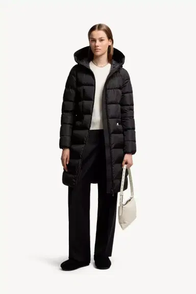 Moncler Avocette Hooded Long Down Jacket | Thumbnail 3 Moncler Avocette Hooded Long Down Jacket | Thumbnail 3
