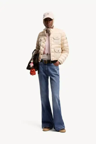 Moncler Wide Leg Denim Jeans | Thumbnail 3 Moncler Wide Leg Denim Jeans | Thumbnail 3