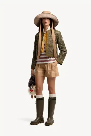 Moncler Tailored Cotton Blend Shorts | Thumbnail 3 Moncler Tailored Cotton Blend Shorts | Thumbnail 3