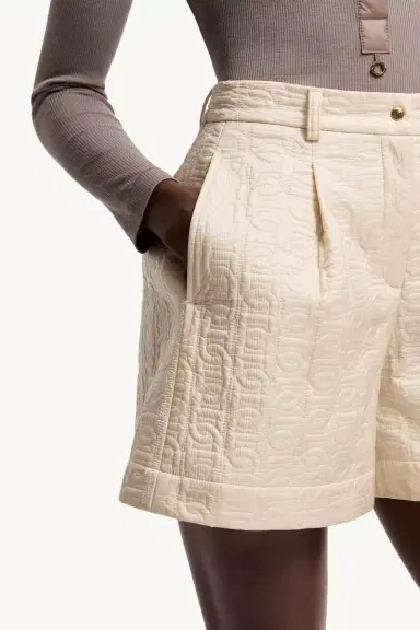 Moncler Leather Logo Shorts | Thumbnail 7 Moncler Leather Logo Shorts | Thumbnail 7