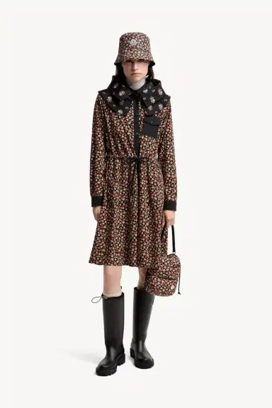 Moncler Printed Corduroy Dress | Thumbnail 3 Moncler Printed Corduroy Dress | Thumbnail 3