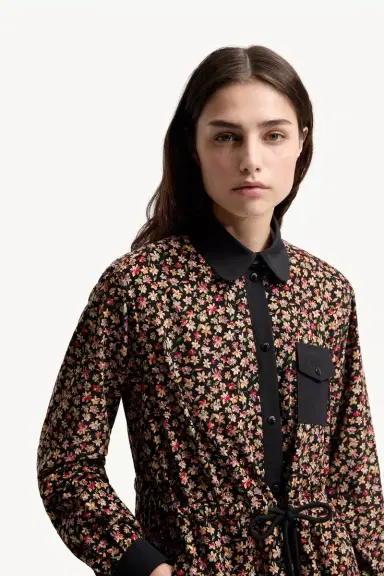 Moncler Printed Corduroy Dress | Thumbnail 7 Moncler Printed Corduroy Dress | Thumbnail 7